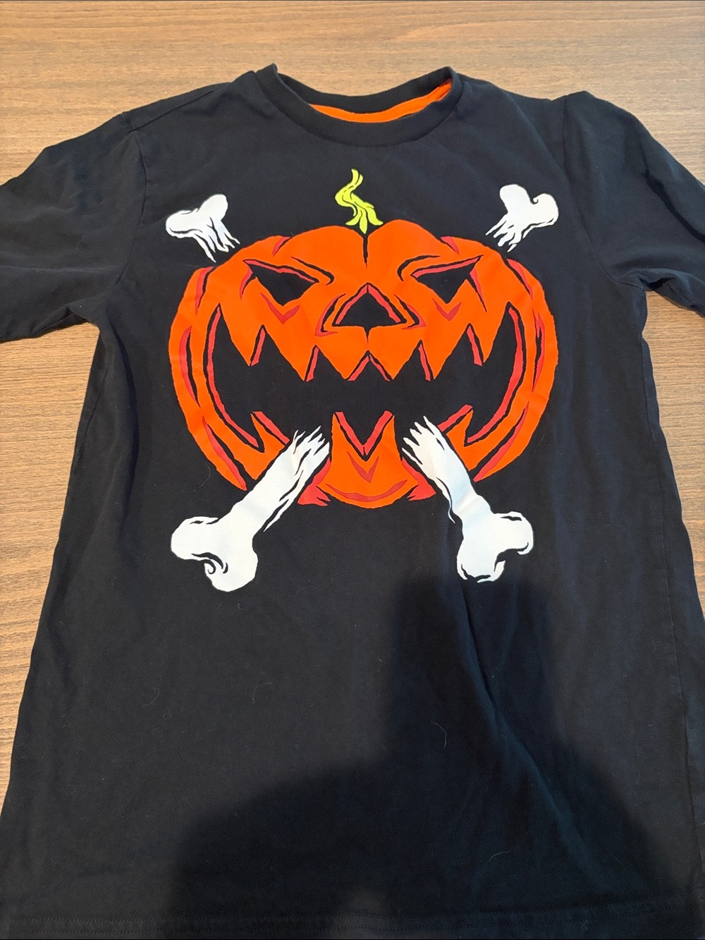 Circo Black and Orange Jack-O'-Lantern Tee